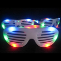 Led shutter shades sunglasses